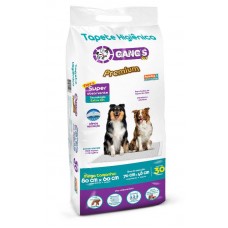45007 - TAPETE HIGIENICO GANGS PREMIUM 80X60 C/30 UN