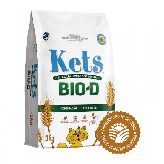 AREIA GRAN KETS BIO D 3KG